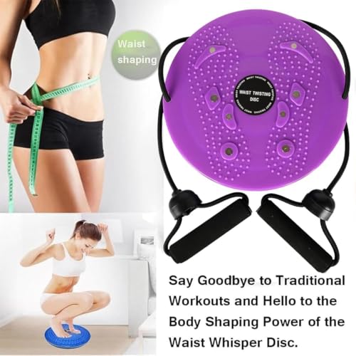 Waist Sculptor, 2026 New Lovely Waist Twister Machine Exercise with Arm Bands, Adjustable Ab Twister Board Twisting Waist Disc for Legs, Buttocks, Hip Exercise Training, Shaping the Body - color: Green