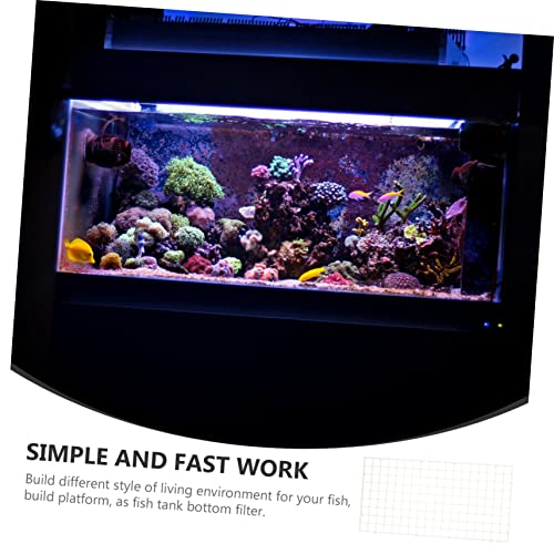 6pcs Aquarium Divider Isolation Board Cups Mesh Divider for Fish Tank for Breeding and Separating Fish and Water Permeable Design