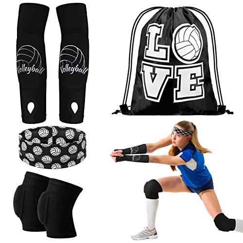 Yinder 4 Pcs Volleyball Accessories - color: Black, size: Small