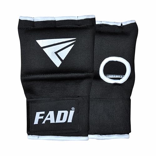 Quick Hand Wraps - Padded Knuckle Protection for Boxing Gloves, MMA, Kickboxing, Muay Thai - Quick Wraps for Men & Women - size: Small-Medium