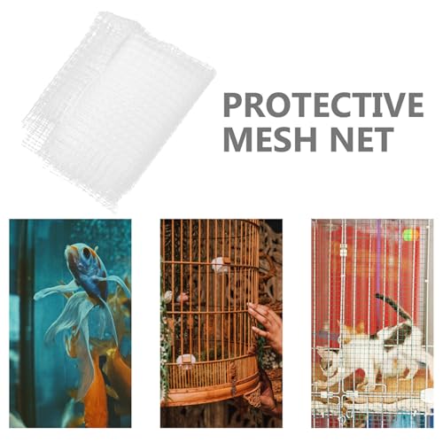 BESPORTBLE Aquarium Mesh Cover for Fish Tanks Practical -Jump Net Protective Netting for Outdoor Aquariums Easy to Install and Portable Escape Prevention