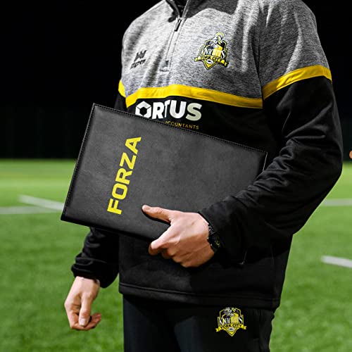 FORZA Magnetic Coaching Board | A4 Double-Sided Tactics Folder with Magnetic Markers, Pen & Eraser [13 Sport Options] - style: Rugby