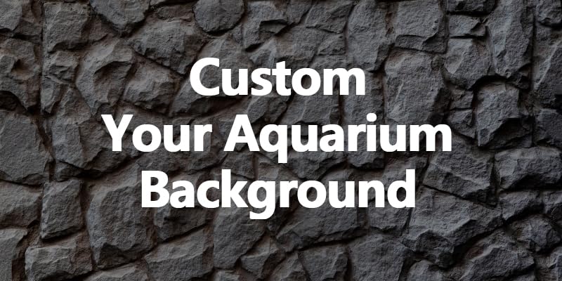Custom Aquarium Background Photo Backdrop Personalized Aquarium Backdrop Upload Picture Reptile Habitat Hideout Underwater Fish Tank Accessories 48x24 inch - size: 48x24IN