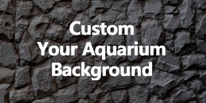 Custom Aquarium Background Photo Backdrop Personalized Aquarium Backdrop Upload Picture Reptile Habitat Hideout Underwater Fish Tank Accessories 48x24 inch - size: 48x24IN