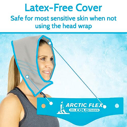 Arctic Flex Gel Replacement Packs - Reusable Ice Packs for Head, Injuries - size: Head