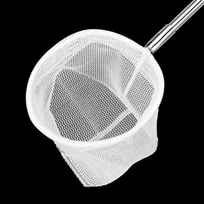 Mini Fishing Net, 20‑57.5cm Expandable Pole Mini Baby Brine Shrimp Net, Portable Aquarium Fish Nets for Aquarium Tank, with Hanging Hook