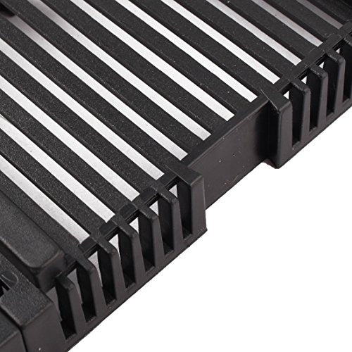 XMHF Aquarium Fish Tank Undergravel Plastic Filter Board Air Tube 28pcs Black