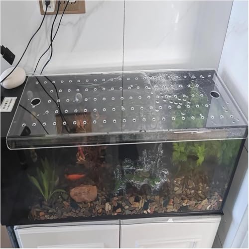 Aquarium Anti-Jump Cover， Fish Tank Canopy Top Mount Cat Proof Terrarium Lids(L30xW20cm(11.8x7.9in)) - size: L30xW20cm(11.8x7.9in)