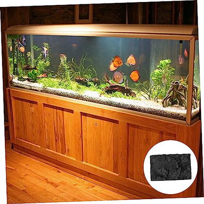 Didiseaon Fashion Aquarium Background Board 3D Aquarium Rocks for Fish Tank Decor Betta Fish Tank Background Plate