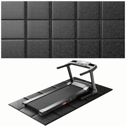 THAILE Treadmill Mat, 79" x 39" x 5mm, Carpet & Hardwood Floor Protector - size: 79"L x 39"W x 0.2"Th