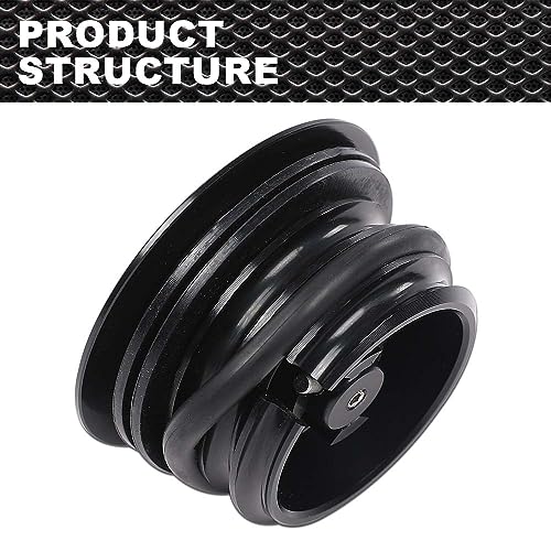 Dash Fuel Console Gas Tank Cap Cover Compatible with Harley Electra Road Glide Touring 08-22/Will fit Ultra 2008-2022, Limited & Tri Glide Models if CB port is relocated or removed