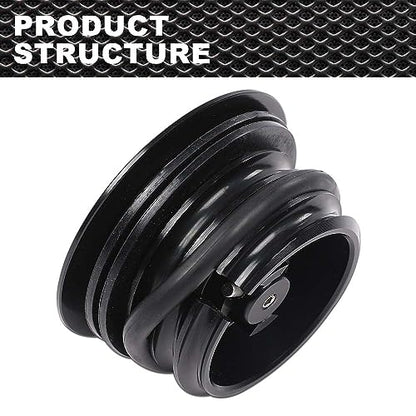 Dash Fuel Console Gas Tank Cap Cover Compatible with Harley Electra Road Glide Touring 08-22/Will fit Ultra 2008-2022, Limited & Tri Glide Models if CB port is relocated or removed