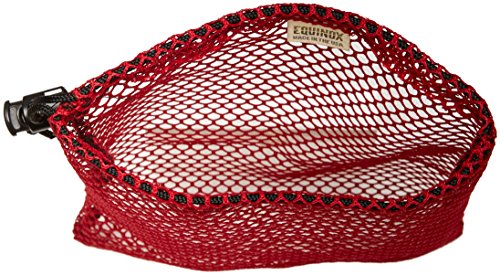 Equinox Nylon Mesh Stuff Bag - color: Red, size: 7" x 10"