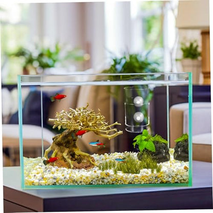 Fish Tank Feeder Cups Sinking Design Aquarium Feeding Cup Prevents Food Scattering Easy to Install Fish Feeding Tool for Various Aquariums