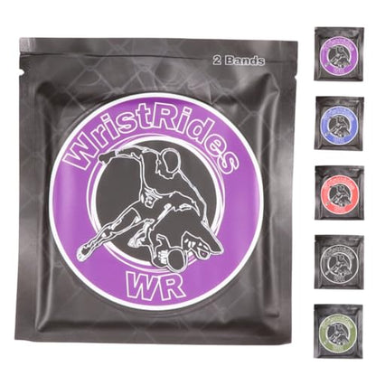 MMA Glove Wrist Strap Covers, Wristbands, Reusable Scratch Protection, Glove Life Extender - color: Purple