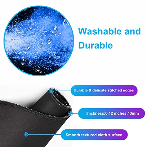 Colorful Starry Sky Mouse Pad, Office, Keyboard, Laptop, and Home Desk Pad | The Surface Of The Mouse Pad Is Designed With Fiber Woven Material, And The Base Is Made Of Natural Anti Slip Rubber. - color: Colorful Starry Sky