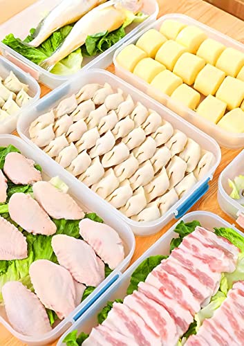 2 Layer Plastic Bacon Box, Deli Meat Saver Cold Cuts Fridge Keeper, Cheese Food Storage Container with Lid for Refrigerator, Shallow Low Profile Christmas Cookie Holder (pink) - color: pink