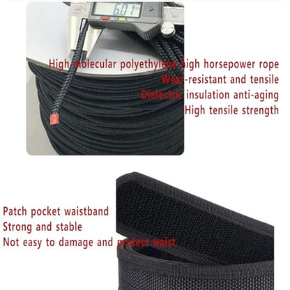 50M Resistance Training Device, Strength and Conditioning Trainer with Display and Overload Exercise Resistance Harness, Adjustable Resistance, Protect Waist Safety, Improve Agility,for Sprinting