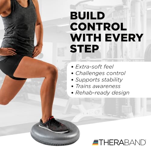 THERABAND Stability Trainer Pad - color: Silver - Super Soft - Advanced, size: Single