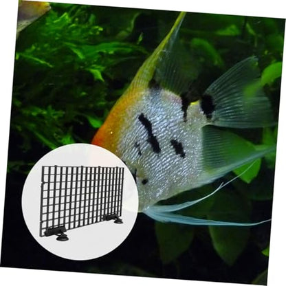 ORFOFE 1 Set Aquarium Divider Plastic Grid Sturdy Fish Tank Partition Board for Isolation and Breeding Easy Installation Compatible with Various Efficient Filtration Grid