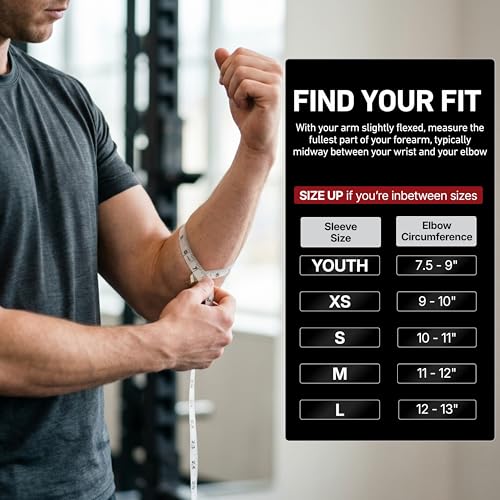 McDavid HEX Shooter Arm Sleeve Single Padded Compression Sleeve Basketball Football Sports Protection - color: Black, size: Large