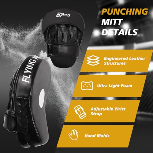 Boxing Curved Focus Punching Mitts for Men,Women