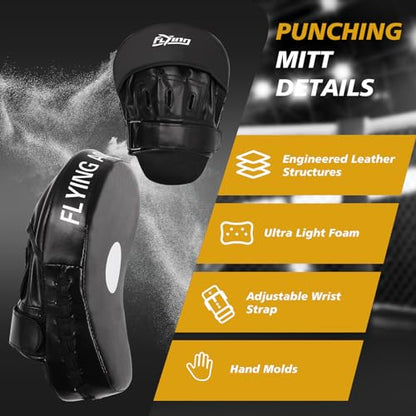 Boxing Curved Focus Punching Mitts for Men,Women