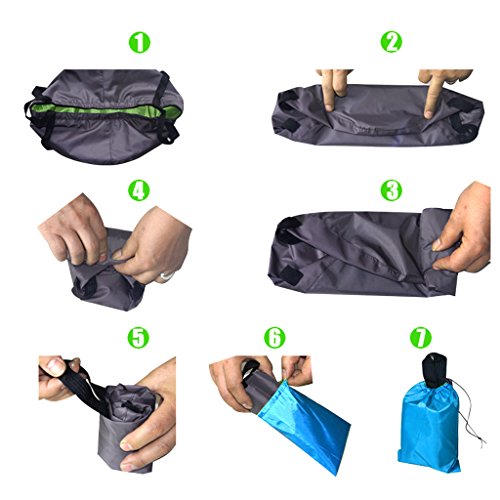 Multiple Foldable Wash Basin Sink Water Bag Portable Mini 8.5L for Footbath Camping Hiking Outdoor Durable Design