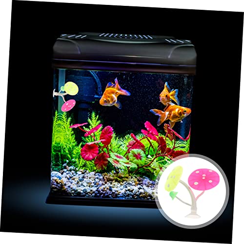 VICASKY Betta Fish Leaf Hammock Silicone Resting Bed for Betta Fish and Spawning Lightweight Floating Leaf Accessory for Aquatic Habitat