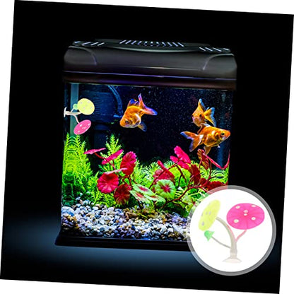 VICASKY Betta Fish Leaf Hammock Silicone Resting Bed for Betta Fish and Spawning Lightweight Floating Leaf Accessory for Aquatic Habitat