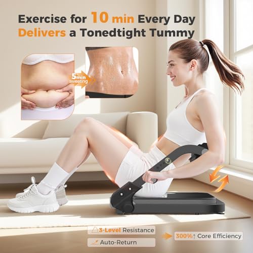 Ab Machine, Sit Up Exercise Equipment,Core Workout Equipment for Home