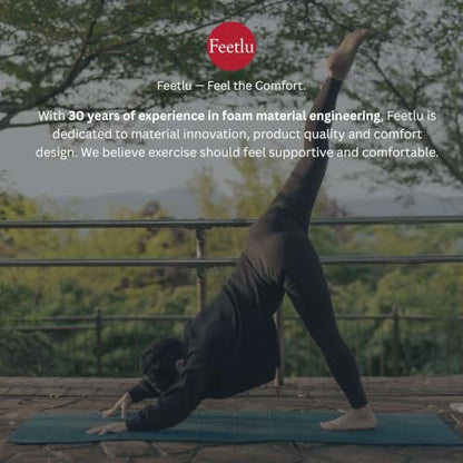 Foldable Yoga Mat, 72" x 24", 6/8/10/12mm - color: Coffee, size: 24" x 72" x 1/4"