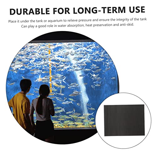 ibasenice Shockproof Fish Tank Pad Non- Mat for Aquarium Base Thick Heat Insulating Water Absorbing Accessory for Comfortable Aquatic Environment