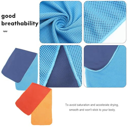 TOYANDONA Cooling Towel 2 Pcs Quick Dry Polyester for Golf Outdoor