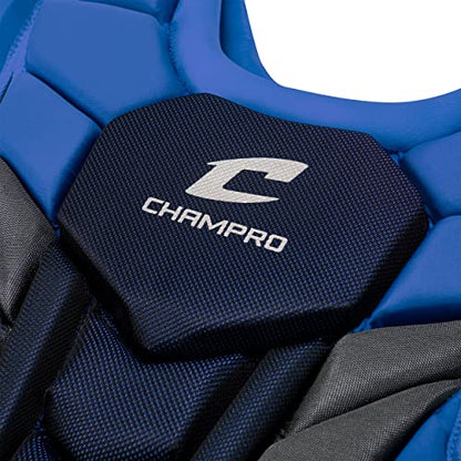 Champro Optimus Pro Plus Chest Protector - color: Royal, size: Intermediate (15.5")