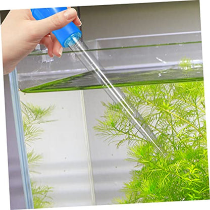 2pcs Fish Tank Siphon Pump Extension Tubes for Gravel Cleaning and Water Change Handheld Fish Tank Vacuum Cleaner Easy to Use Aquarium Accessory