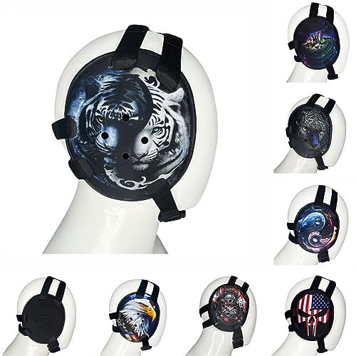 ROAR-INT BJJ Ear Guard New Easy to Adjust Design Wrestling Protective Headgear Wrestling Ear Guard MMA Jiu Jitsu - color: Tiger-Wolf
