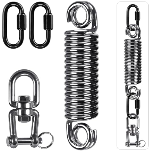 SELEWARE Boxing Punching Bag Hanger, Heavy Bag Bracket - color: Heavy Bag Spring with Open Swivel