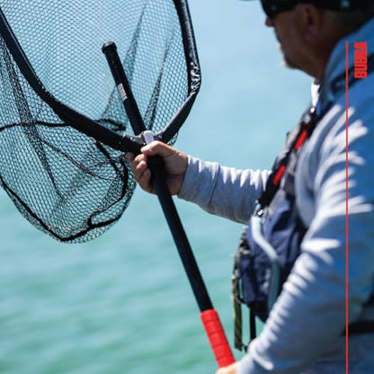 Bubba Telescoping Net with Non-Slip Grip, Collapsible, Adjustable, Durable Aluminum, Lightweight, for Fishing, Boating, and Outdoors - size: Medium