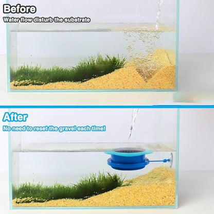 Aquariums Water Flows Controller Silicones Adjustable Arm for Easy Water Change and Levels Management in Fish Tanks Universals Fish Tanks Controller