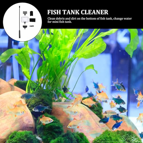 Balacoo 1set Fish Tank Cleaning Tools Aquarium Brush for Scrubbing Easy Install and Detach Multi-Functional Aquarium Cleaning Accessories