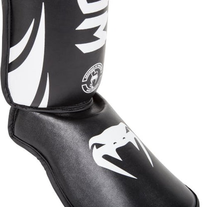 Venum Challenger Standup Shin Guards - color: Black/White, size: X-Large