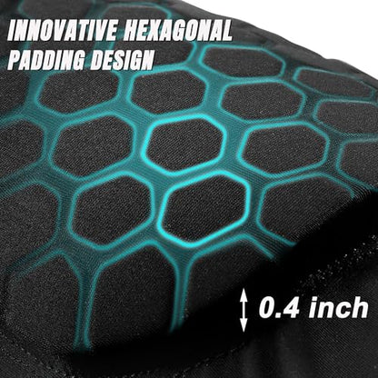 2 Pack Soccer Shin Guards Shin Defender for Kids Youth,XZQTIVE Soccer Shin Pads Shin Guard Sleeve with Honeycomb Padding,High Impact Resistant Compression - color: Black, size: Medium