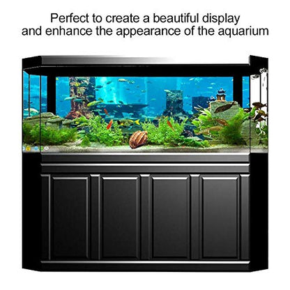 Fish Sticker Background,Fish Sticker, Aquarium Background PVC Aquarium Background Underwater Poster Fish Wall Decorations Sticker (61 x 41cm)
