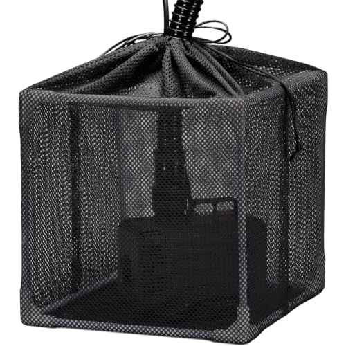 Fineday Pond Filter, Anti-Clogging Cube Outdoor Mesh Water Pump Barrier Bag Box Basket (5 inch General)