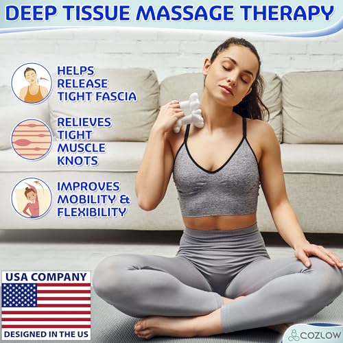 Fascia Massage Tool with Deep Tissue Nodes for Trigger Point Pain Relief - color: Blue - Style C