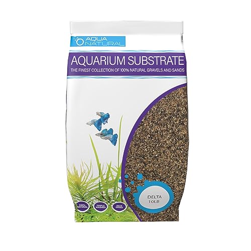 Aqua Natural Delta Sand 10lb Substrate for aquascaping, Aquariums, vivariums and terrariums