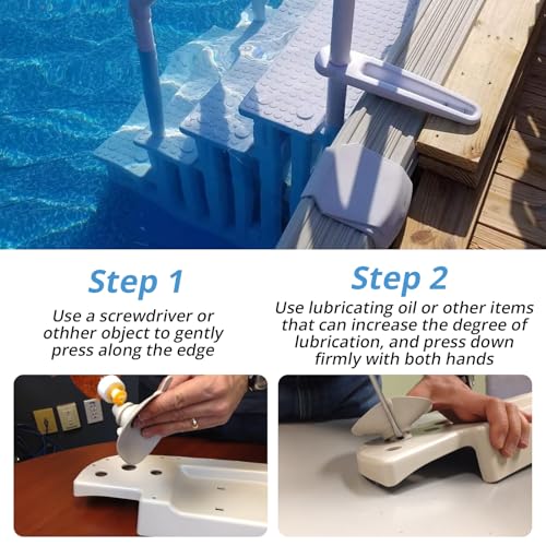 Pool Step Suction Cups, Step Cups Replacement for Innovaplas Above Ground Swimming Pool Steps (8 Pack) - size: 8 Packs