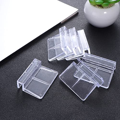 balacoo 10pcs Acrylic Fish Tank Cover Support Bracket Aquarium Holder Frame for Tanks for Fish Pets