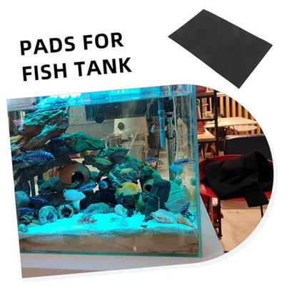 Yardwe 2pcs Aquarium Leveling Mat Insulated Pad for Fish Tank Stability Non Slip Cushion for Aquatic Pets Reduces Noise Enhances Aquascaping